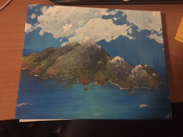 Mountain painting